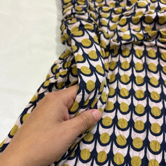 Boden Womens 6 Small Lily Jersey Midi Dress Soft Comfortable Artsy Geometric - Picture 5 of 10